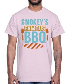 smokeys famous bbq 403#- bbq- Cotton Tee
