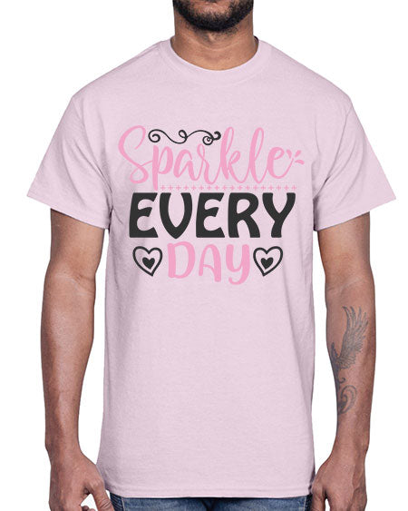 sparkle every day Style 1#-makeup Cotton Tee