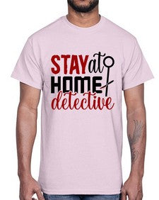 stay at home detective 1112#- true crime- Cotton Tee