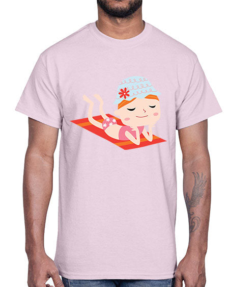 summer characters 59#- summer- Cotton Tee