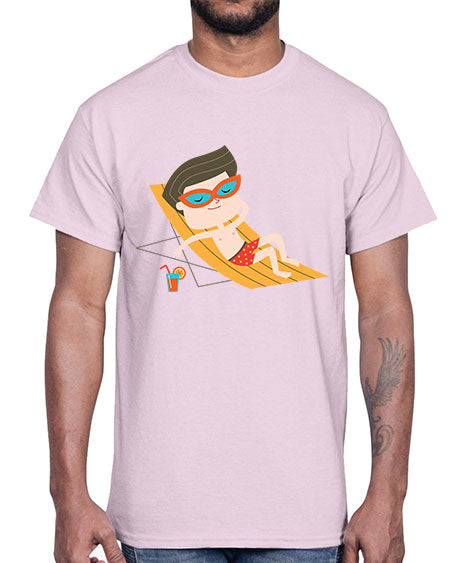 summer characters 62#- summer- Cotton Tee