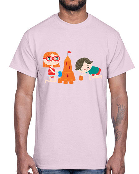 summer characters 66#- summer- Cotton Tee