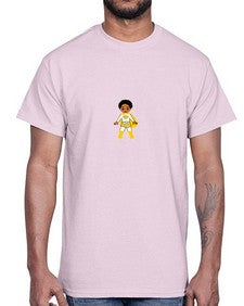 super kid 10#- black boys or men- Cotton Tee