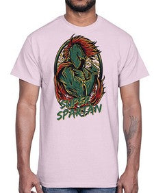 super spartan 1140#- art pop art- Cotton Tee