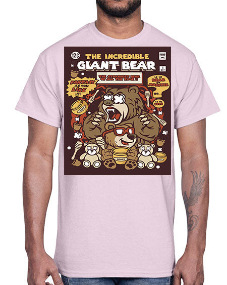 the incredible bear 271#- bears - animals- Cotton Tee