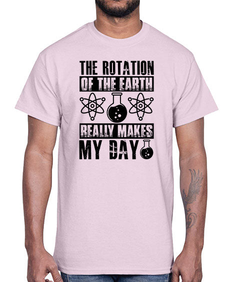 the rotation of the earth really makes my day 11#- nature- Cotton Tee