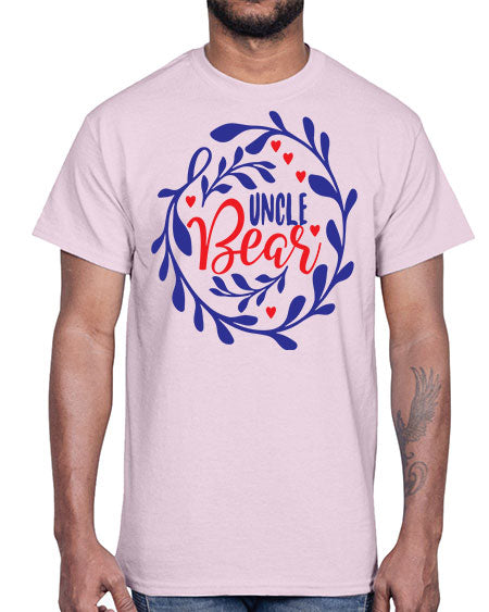 uncle bear 281#- bears - animals- Cotton Tee