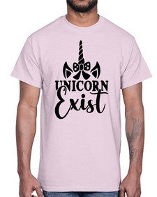 unicorn exist 456#- unicorn- Cotton Tee