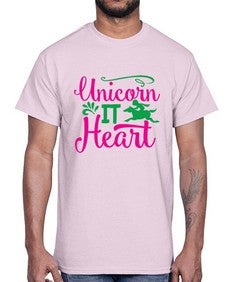 unicorn it heart 467#- unicorn- Cotton Tee