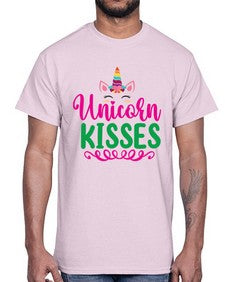 unicorn kisses 468#- unicorn- Cotton Tee
