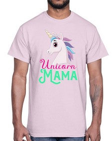 unicorn mama 471#- unicorn- Cotton Tee