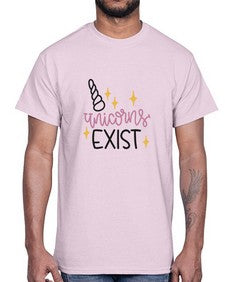 unicorns exist 537#- unicorn- Cotton Tee