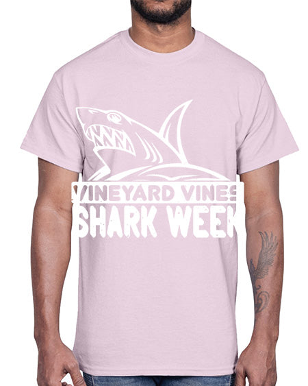 vineyard vines Shark Week Style 8#- shark-fish- Cotton Tee