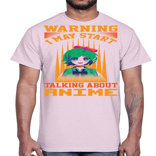 warning i may start talking about anime286#- anime- Cotton Tee