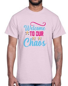 welcome to our chaos 545#- unicorn- Cotton Tee