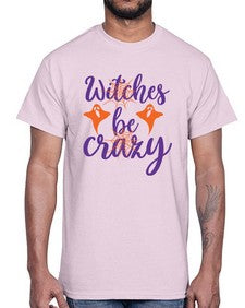 witches be crazy 10#- witch- Cotton Tee