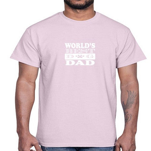 world's best dog dad 247#- dogs- Cotton Tee