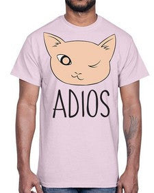 Adios- cats- Cotton Tee