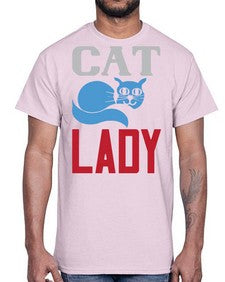 cat lady Style 31#- cats- Cotton Tee