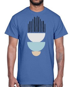 Abstract Shape 190#- art pop art- Cotton Tee