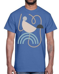 Abstract Shape 193#- art pop art- Cotton Tee