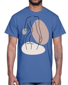 Abstract Shape 195#- art pop art- Cotton Tee