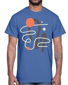 Abstract Shape 198#- art pop art- Cotton Tee