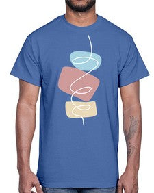 Abstract Shape 208#- art pop art- Cotton Tee