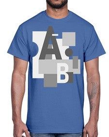 Abstract Shape 215#- art pop art- Cotton Tee