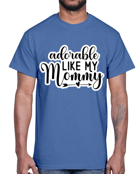 Adorable Like My Mommy 269#- baby- Cotton Tee