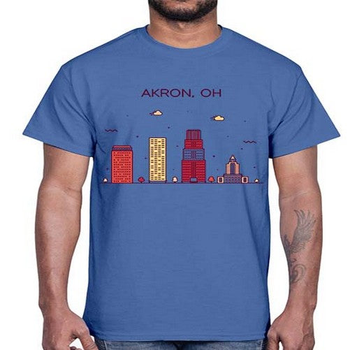 AkronOH 285#- cities- Cotton Tee