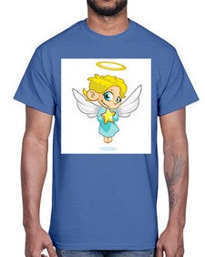 Angel 7#- cartoon general- Cotton Tee
