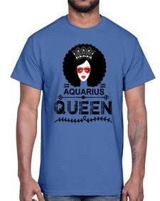 Aquarius queen 75#- aquarius- Cotton Tee
