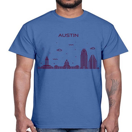 AustinTX 380#- cities- Cotton Tee