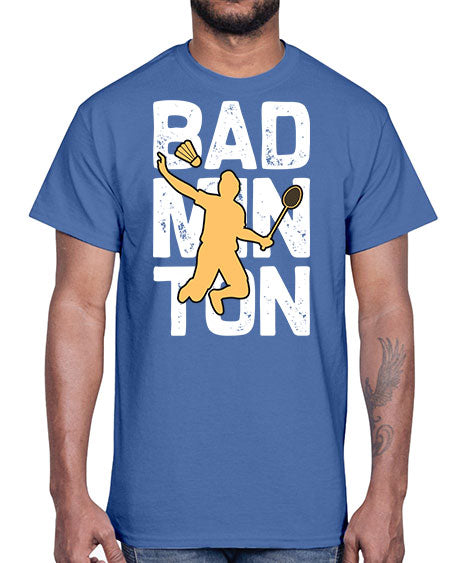 Bad 1452#- badminton- Cotton Tee