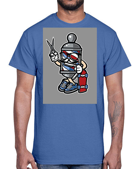 Barber Skater589#- barber- Cotton Tee