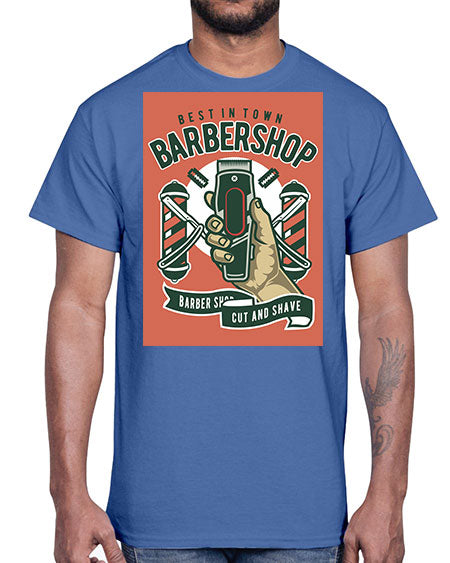 Barbershop590#- barber- Cotton Tee