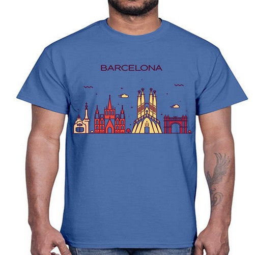 Barcelona 415#- cities- Cotton Tee