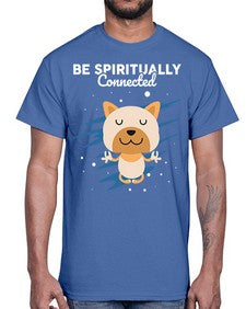 Be Spiritually Connected 114#- yoga- Cotton Tee