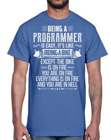 Being a Programmer 4#- computer- Cotton Tee