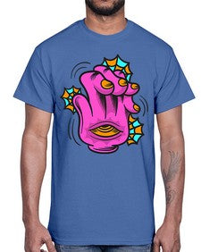 Bored high five 23#- cartoon general- Cotton Tee