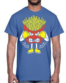 Boxing fries 24#- cartoon food- Cotton Tee