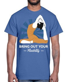 Bring Out Your Flexibility 185#- yoga- Cotton Tee