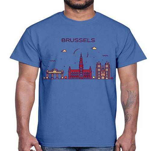 Brussels 508#- cities- Cotton Tee