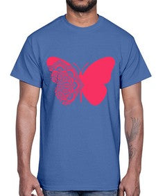 ButterflyMandala 292#- mandala- Cotton Tee
