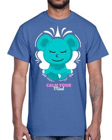 Calm Your Mind 189#- yoga- Cotton Tee
