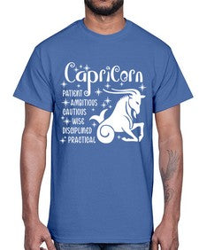 Capricorn 186#- capricorn- Cotton Tee
