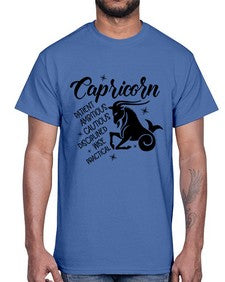 Capricorn 188#- capricorn- Cotton Tee