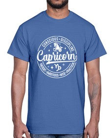 Capricorn 191#- capricorn- Cotton Tee