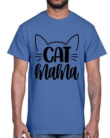 Cat Mama Style 84#- cats- Cotton Tee
